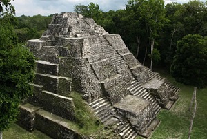 Yaxha Mayan Site in Guatemala